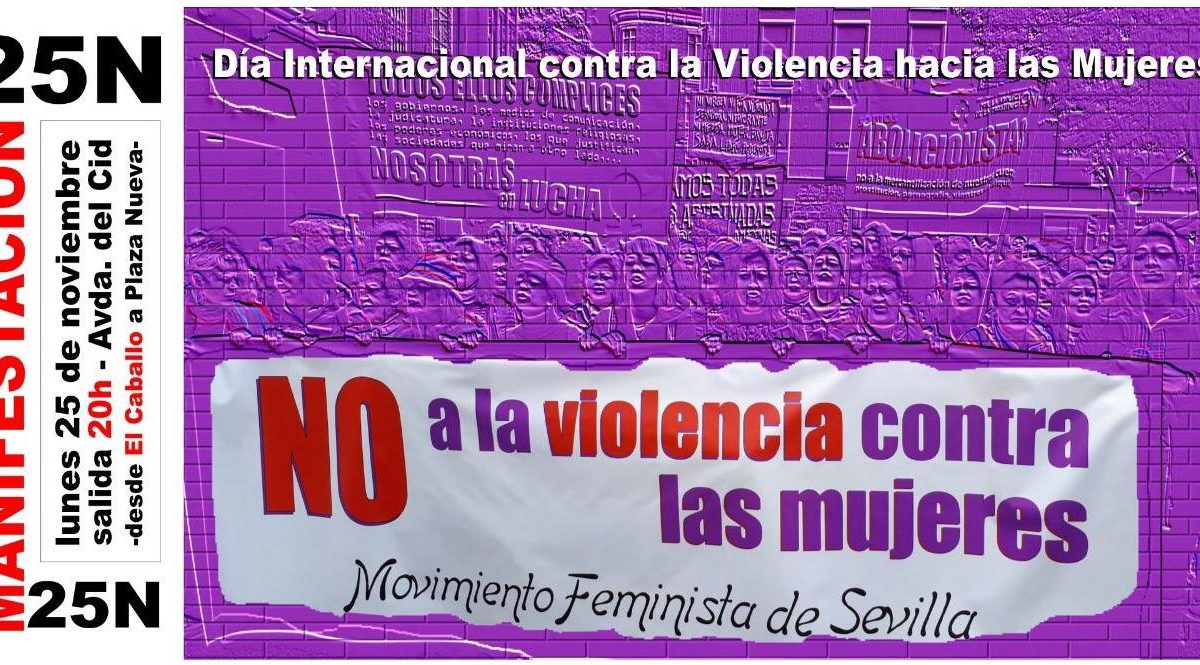 MANIFIESTO SOCIALISTA DIA INTERNACIONAL DE LA ELIMINACIÓN DE LA VIOLENCIA CONTRA LA MUJER
