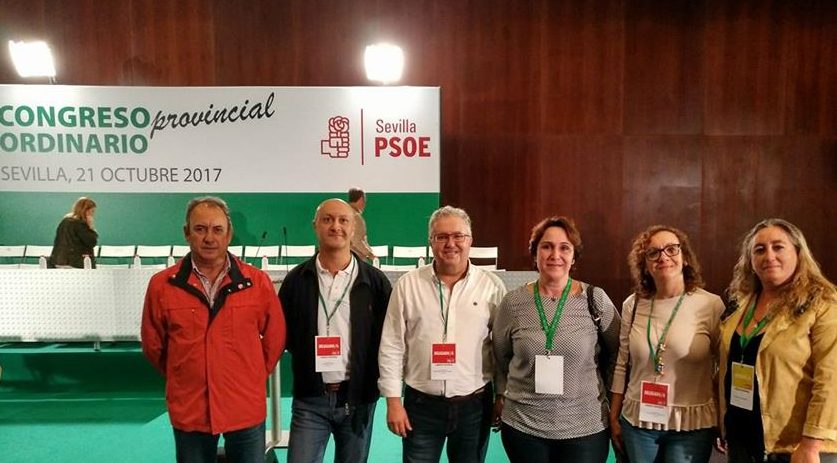 Bormujos en el Congreso Provincial del PSOE de Sevilla 2017